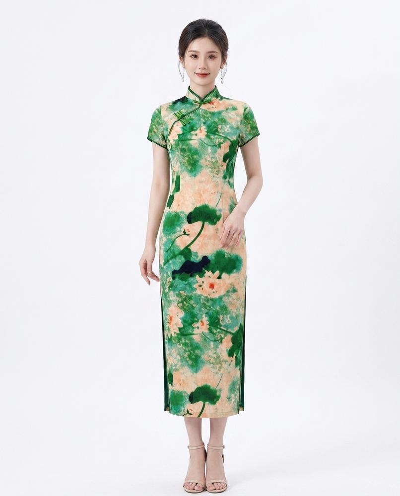 Cloppenburg Mode - Kuhik | Kurzärmliges Gemustertes Kleid Damen