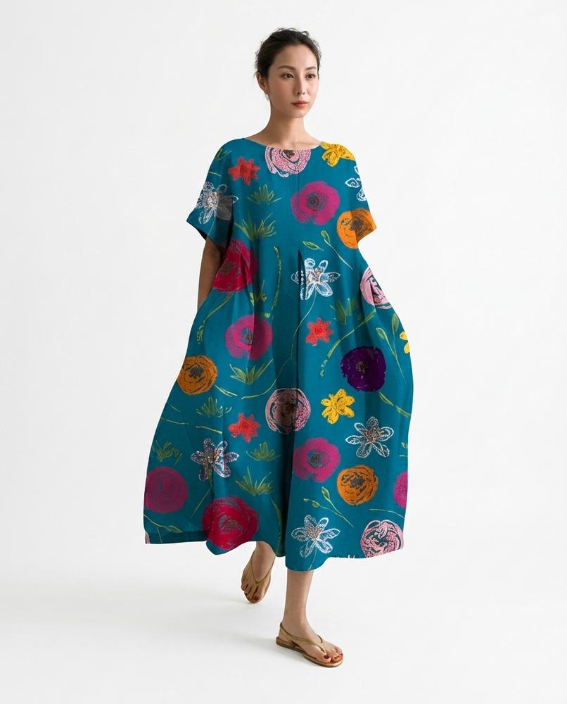 Cloppenburg Mode - Mekov | Gemustertes Kurzärmliges Kleid Damen