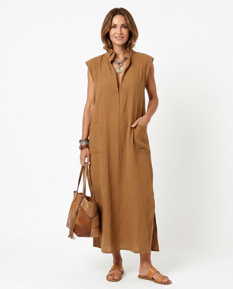 Cloppenburg Mode - Naduv | Gerüschtes Ärmelloses Kleid Damen