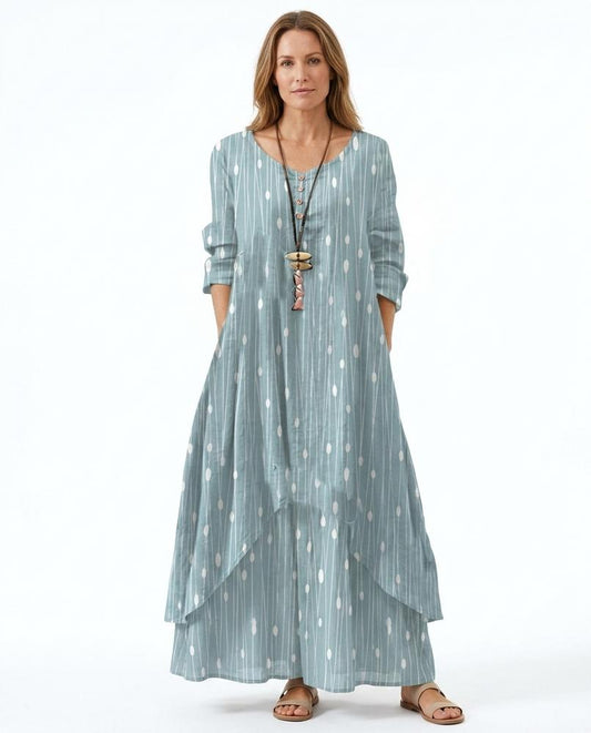 Cloppenburg Mode - Larut | Gemustertes Langärmliges Kleid Damen