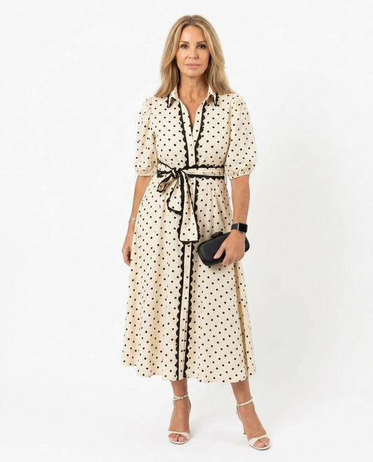 Cloppenburg Mode - Miton | Gepunktetes Durchgeknöpftes Kleid Damen