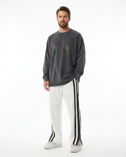 Cloppenburg Mode - Laful | Seitengestreifte Geschlitzte Hose Unisex