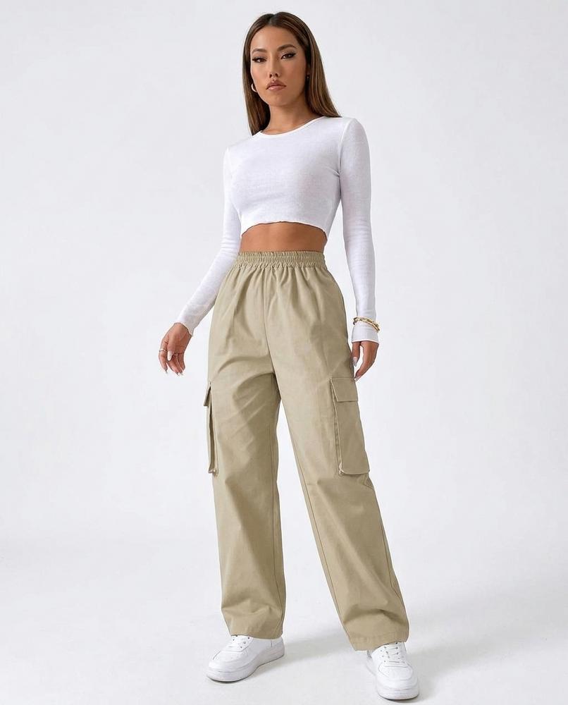 Cloppenburg Mode - Milit | Weit Geschnittene Funktionale Hose Damen