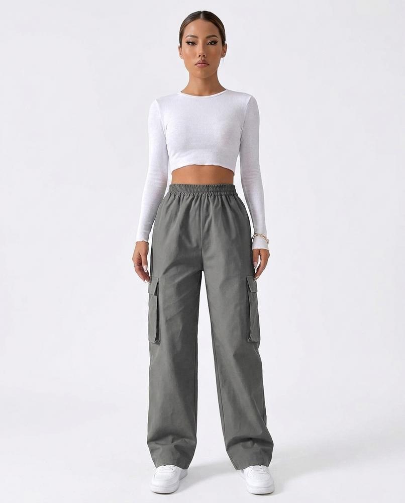 Cloppenburg Mode - Milit | Weit Geschnittene Funktionale Hose Damen