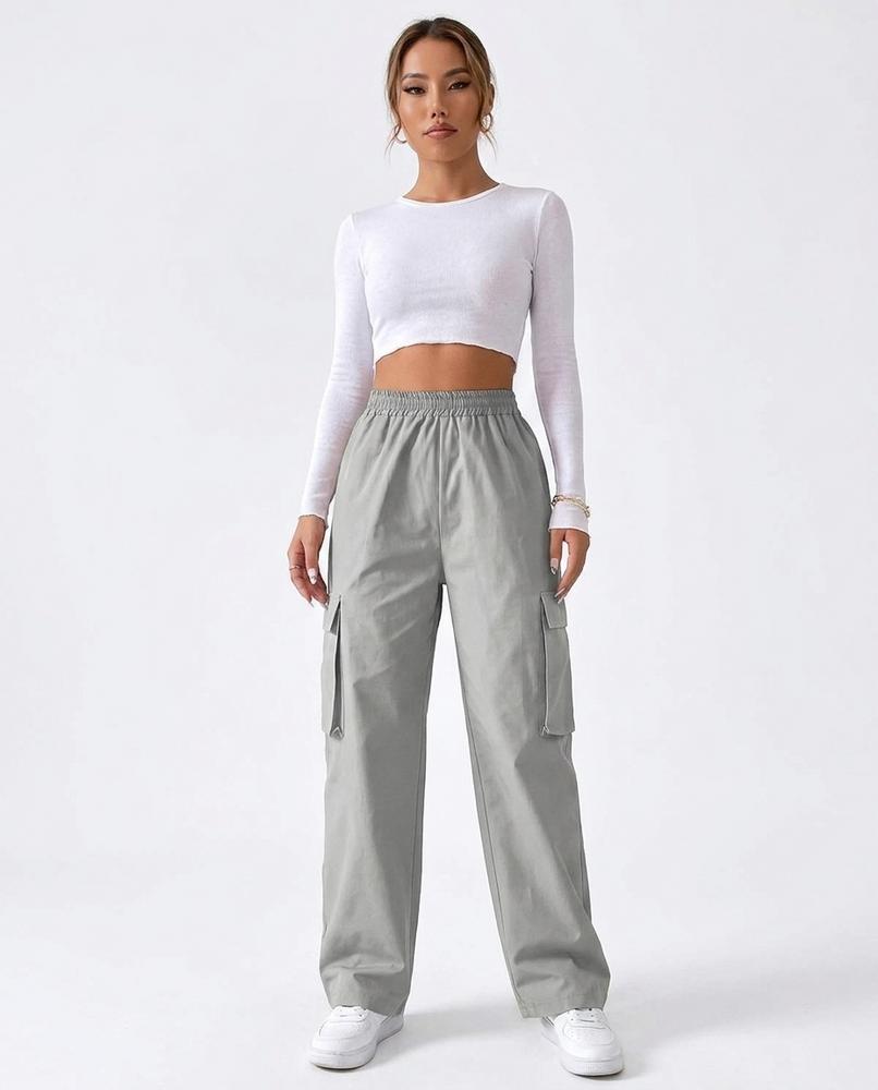 Cloppenburg Mode - Milit | Weit Geschnittene Funktionale Hose Damen