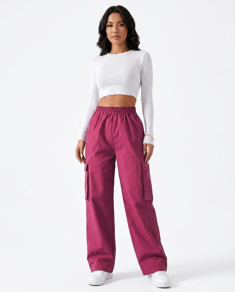 Cloppenburg Mode - Milit | Weit Geschnittene Funktionale Hose Damen