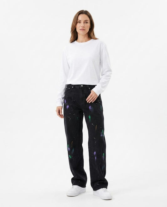 Cloppenburg Mode - Retot | Gerade Geschnittene Bemalte Hose Unisex