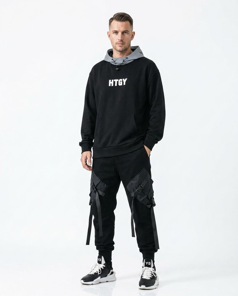 Cloppenburg Mode - Lehum | Locker Geschnittener Zweifarbiger Hoodie Unisex