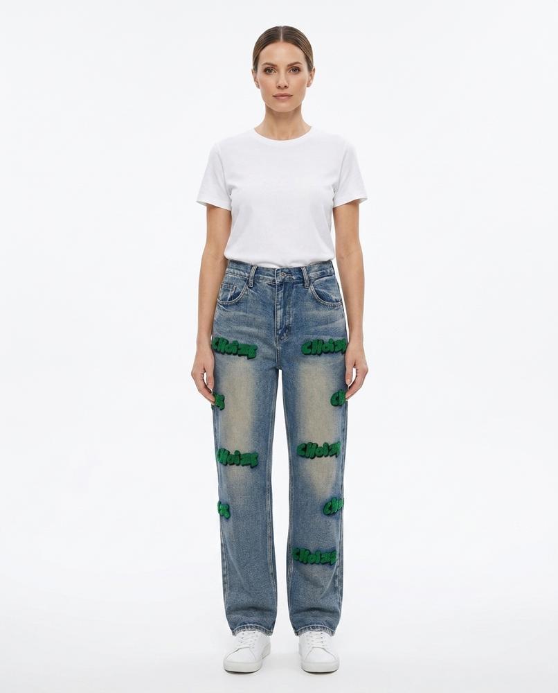 Cloppenburg Mode - Tomel | Bestickte Gerade Geschnittene Hose Unisex