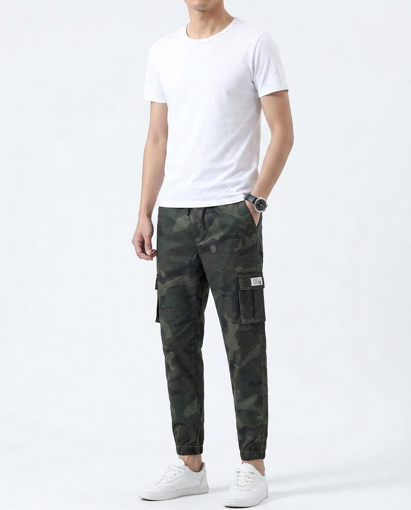 Cloppenburg Mode - Kihur | Gemusterte Tapered Hose Herren