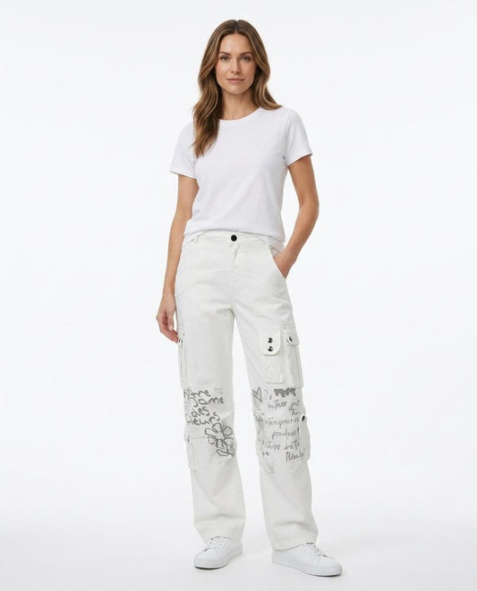 Cloppenburg Mode - Mumak | Bedruckte Weit Geschnittene Hose Unisex
