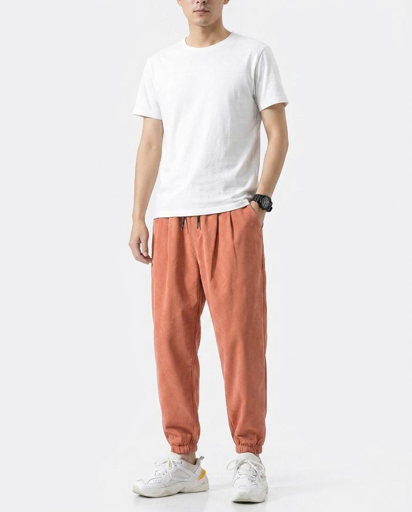 Cloppenburg Mode - Lepim | Gerippte Karottenförmige Hose Herren