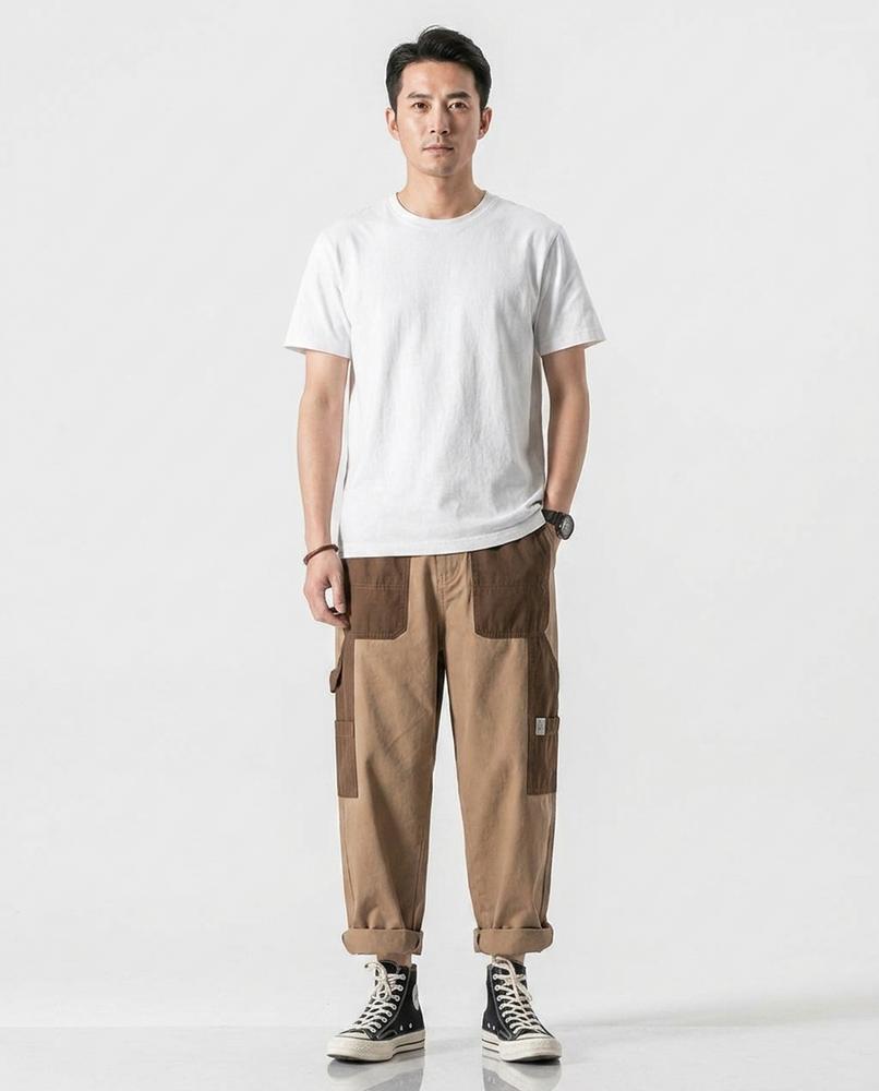 Cloppenburg Mode - Vizus | Locker Geschnittene Zweifarbige Hose Unisex