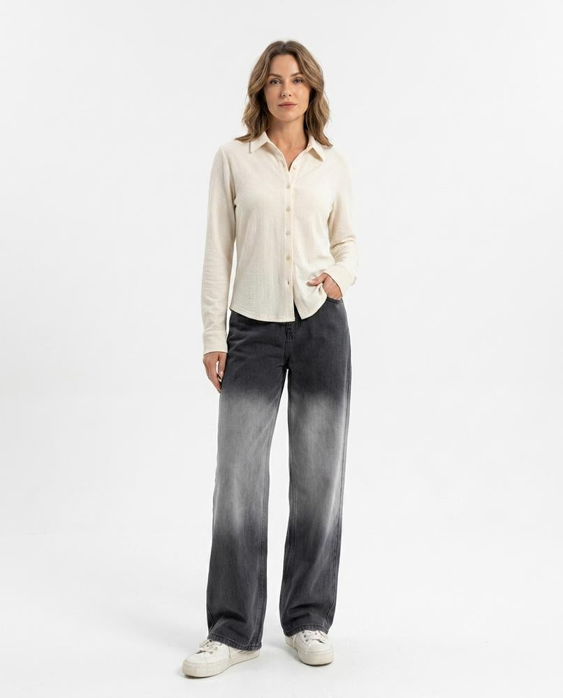 Cloppenburg Mode - Risid | Farbverlaufende Weit Geschnittene Hose Damen