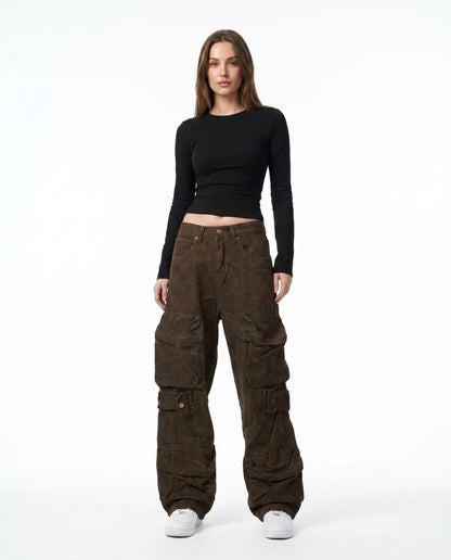 Cloppenburg Mode - Tatud | Gemusterte Weit Geschnittene Hose Unisex