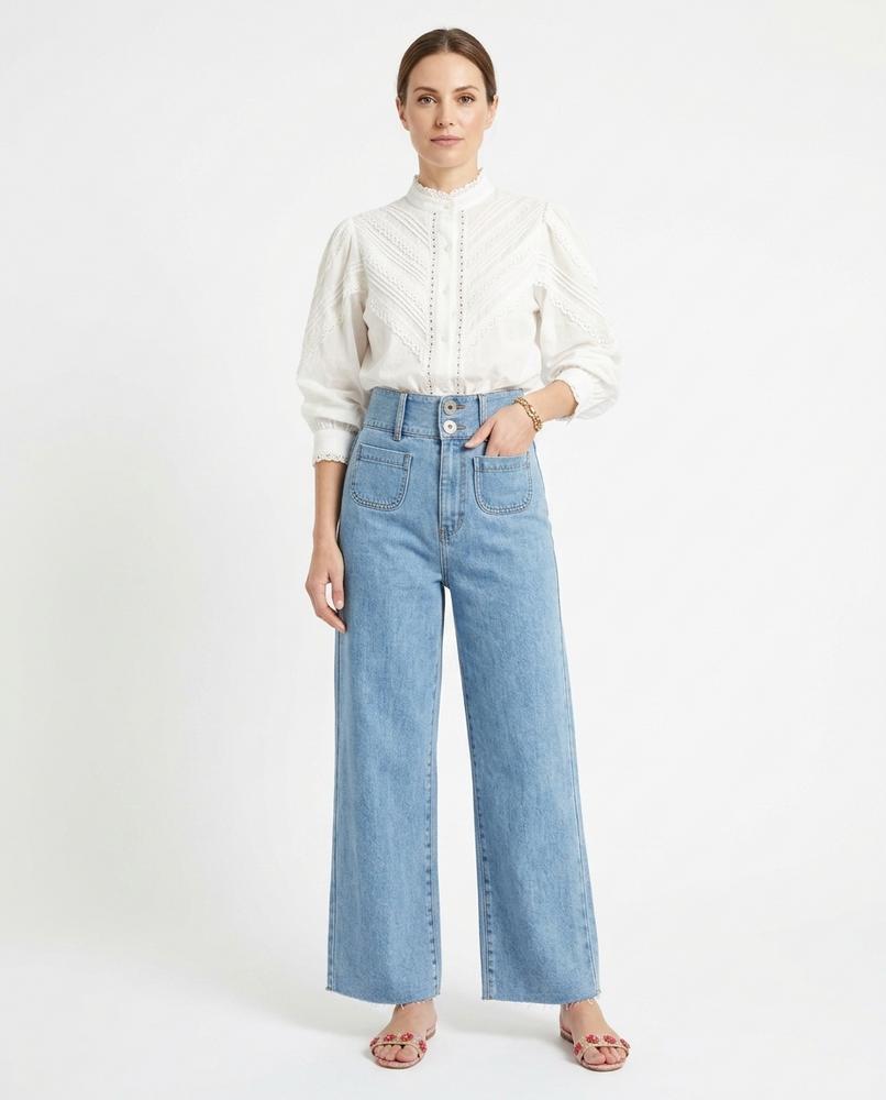 Cloppenburg Mode - Eomam | Hochgeschnittene Weitgeschnittene Hose Damen