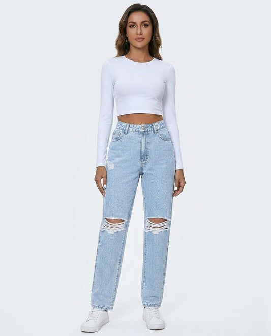 Cloppenburg Mode - Dekes | Zerrissene Baumwoll Hose Damen