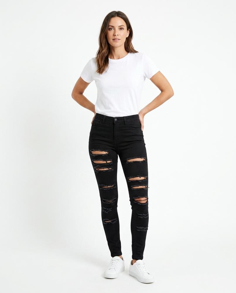 Cloppenburg Mode - Yamod | Zerstörte Eng anliegende Hose Damen