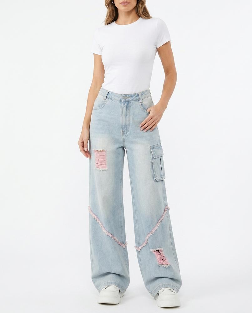 Cloppenburg Mode - Yobot | Weitgeschnittene Aufgerissene Hose Damen