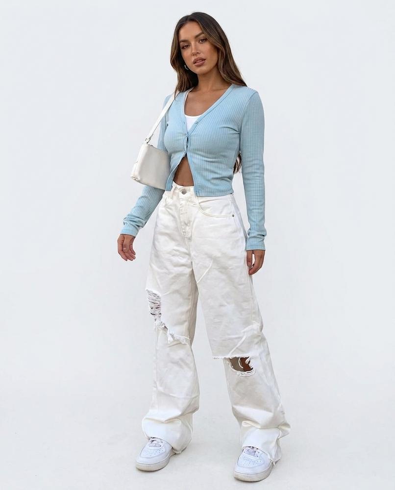 Cloppenburg Mode - Zonid | Zerrissene Weite Hose Damen