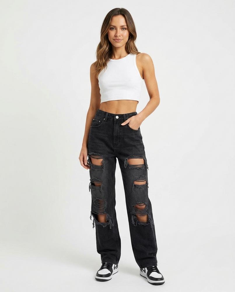 Cloppenburg Mode - Canur | Zerrissene Gerade Geschnittene Hose Damen