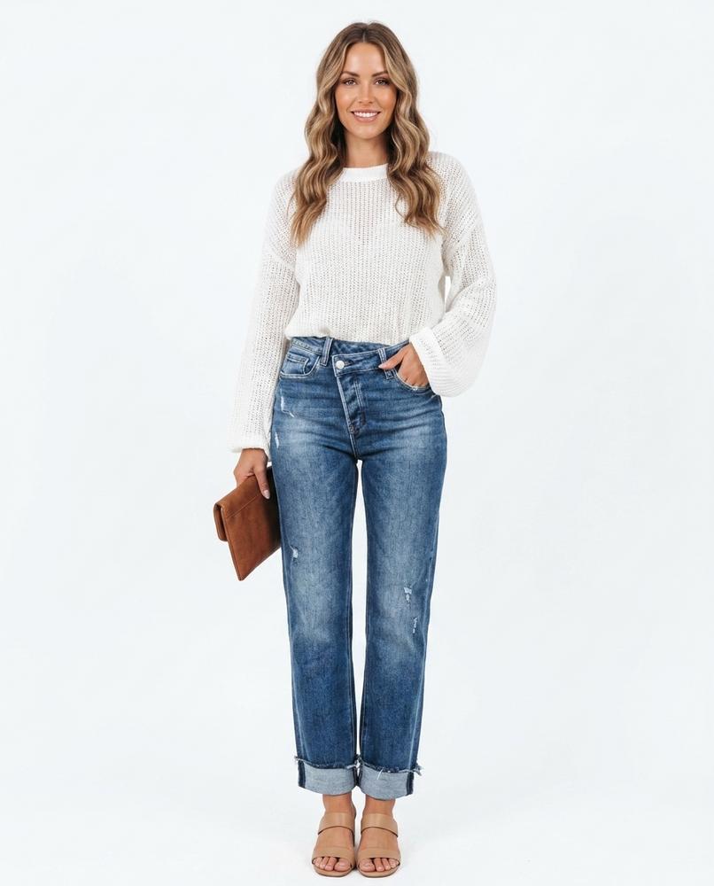 Cloppenburg Mode - Rohav | Asymmetrische Gerade Hose Damen