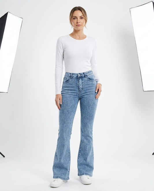 Cloppenburg Mode - Muhol | Ausgestellte Hochgeschnittene Hose Damen