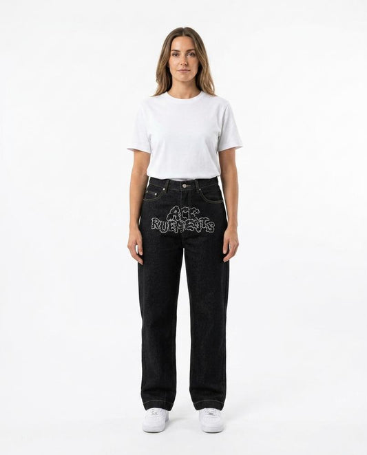 Cloppenburg Mode - Limer | Gerade Geschnittene Bestickte Hose Unisex