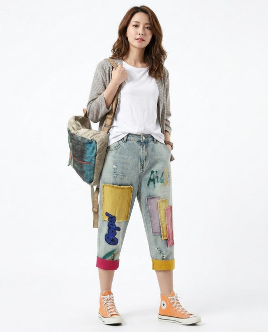 Cloppenburg Mode - Livus | Gepatchte Verzierte Hose Damen