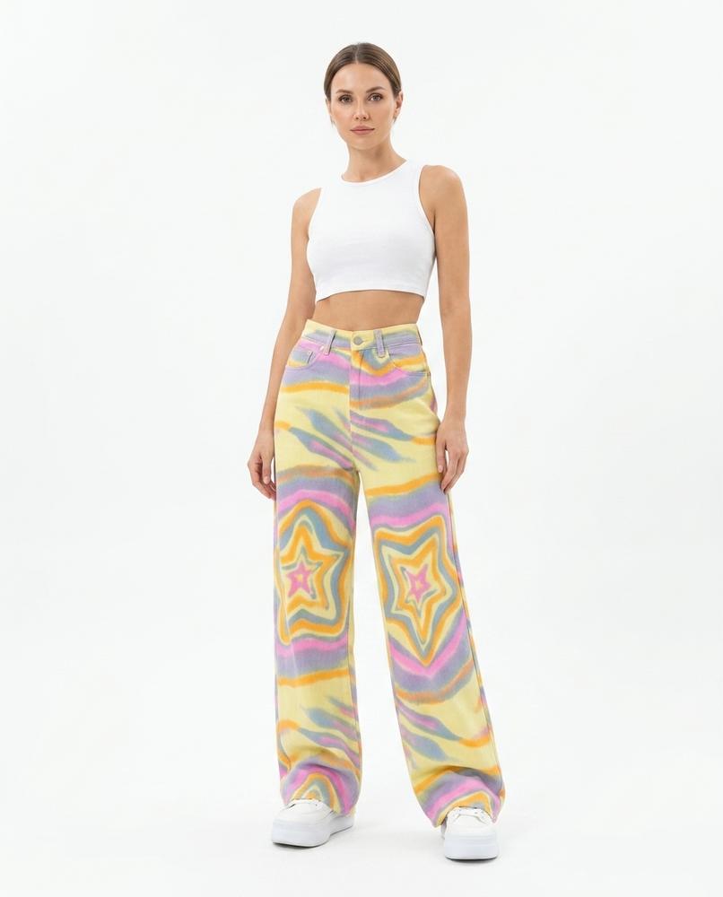Cloppenburg Mode - Eepev | Gemusterte Weitgeschnittene Hose Damen