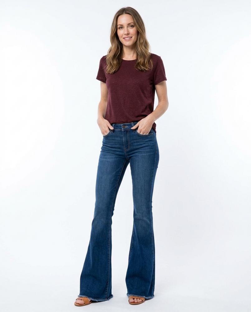 Cloppenburg Mode - Dudon | Ausgestellte Figurbetonte Hose Damen