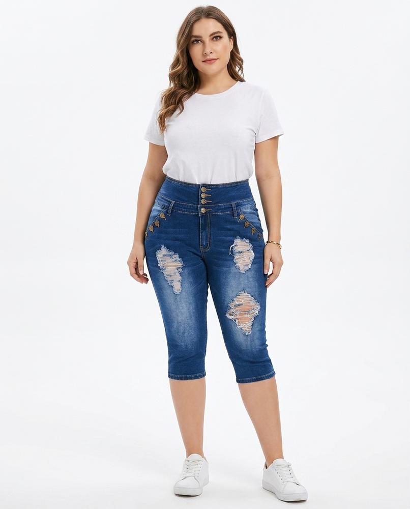 Cloppenburg Mode - Tonak | Zerrissene Hochgeschnittene Hose Damen