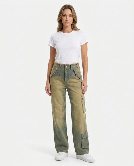 Cloppenburg Mode - Tevet | Gerade Geschnittene Gewaschene Hose Unisex