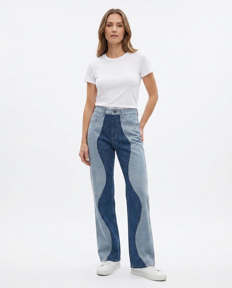 Cloppenburg Mode - Mures | Zweifarbige Gerade Geschnittene Hose Unisex