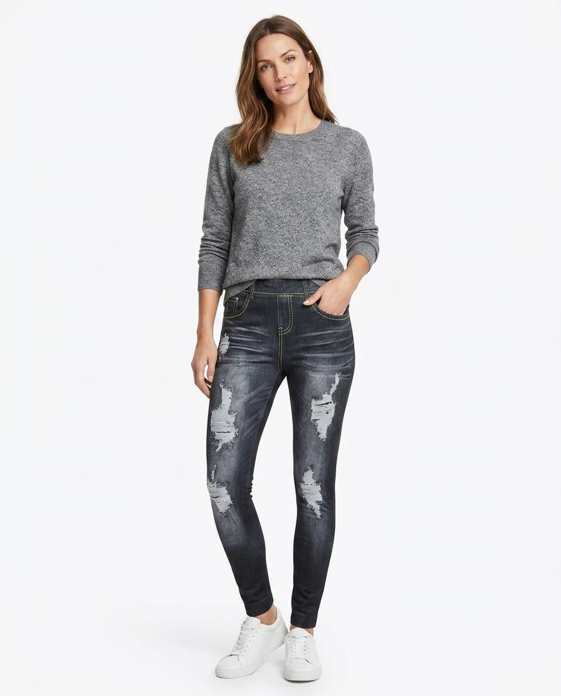 Cloppenburg Mode - Kuvon | Bedruckte Eng Anliegende Hose Damen
