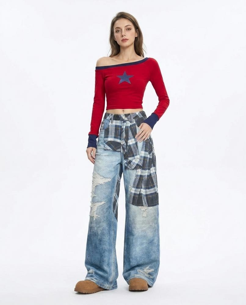 Cloppenburg Mode - Zadut | Weit Geschnittene Gepatchte Hose Damen