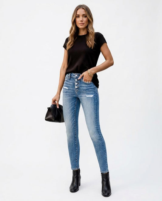 Cloppenburg Mode - Euwev | Hochgeschnittene Geknöpfte Hose Damen