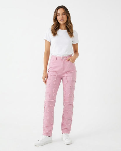 Cloppenburg Mode - Euhes | Gemusterte Zerrissene Hose Damen