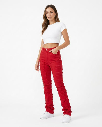 Cloppenburg Mode - Euhes | Gemusterte Zerrissene Hose Damen