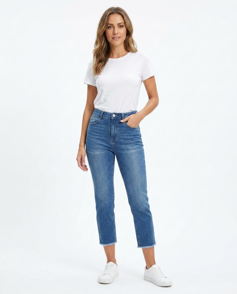Cloppenburg Mode - Mogel | Verkürzte Ausgefranste Hose Damen