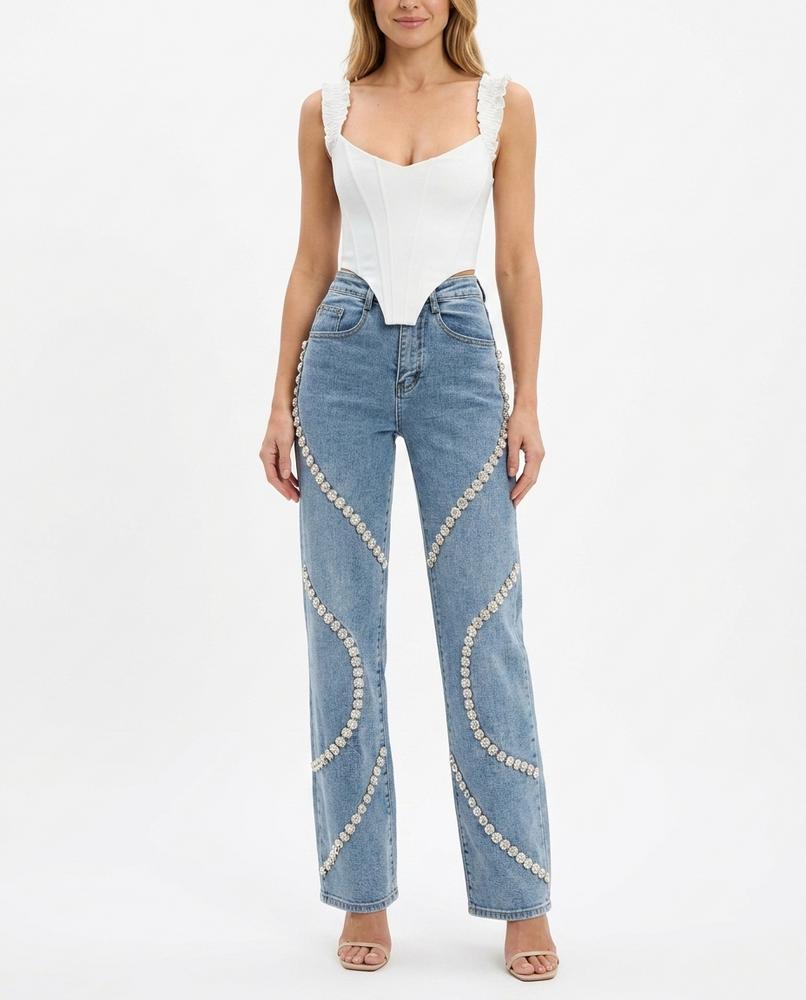 Cloppenburg Mode - Novem | Verzierte Ausgestellte Hose Damen