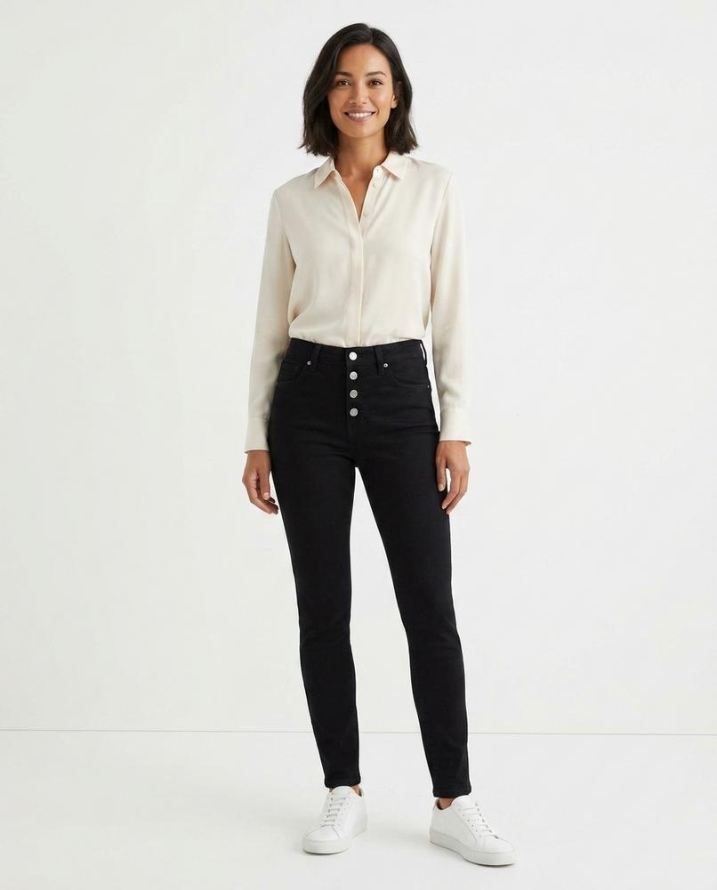 Cloppenburg Mode - Vazik | Hochtaillierte Geknöpfte Hose Damen