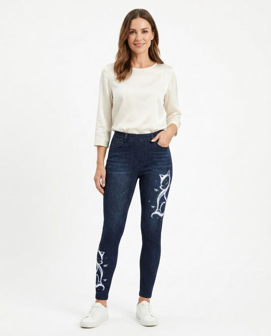 Cloppenburg Mode - Tilos | Bedruckt Eng Anliegend Hose Damen