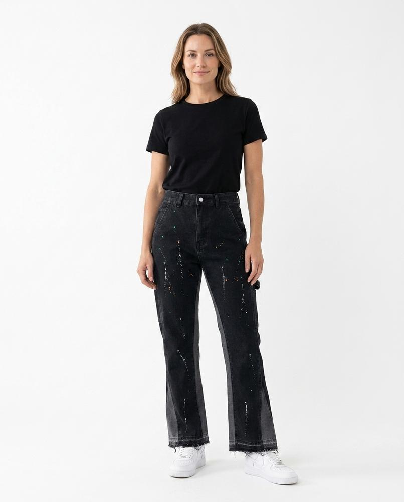 Cloppenburg Mode - Tahiv | Ausgestellte Gesprenkelte Hose Unisex