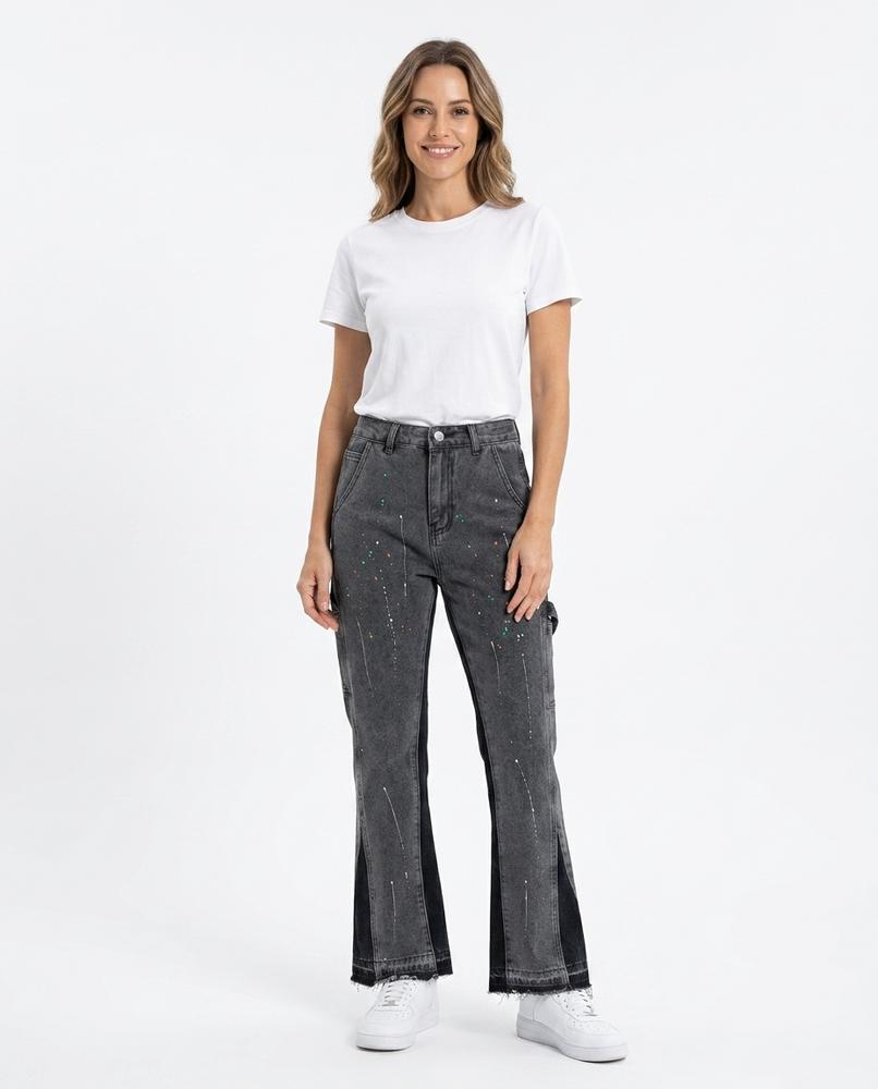 Cloppenburg Mode - Tahiv | Ausgestellte Gesprenkelte Hose Unisex