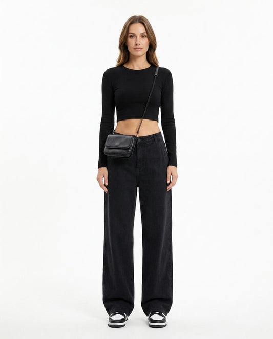 Cloppenburg Mode - Aifov | Weite Denim Hose Damen