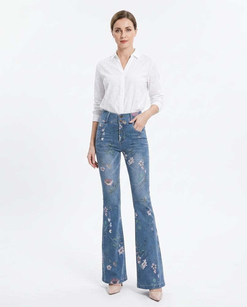 Cloppenburg Mode - Rogid | Ausgestellte Geblümte Hose Damen