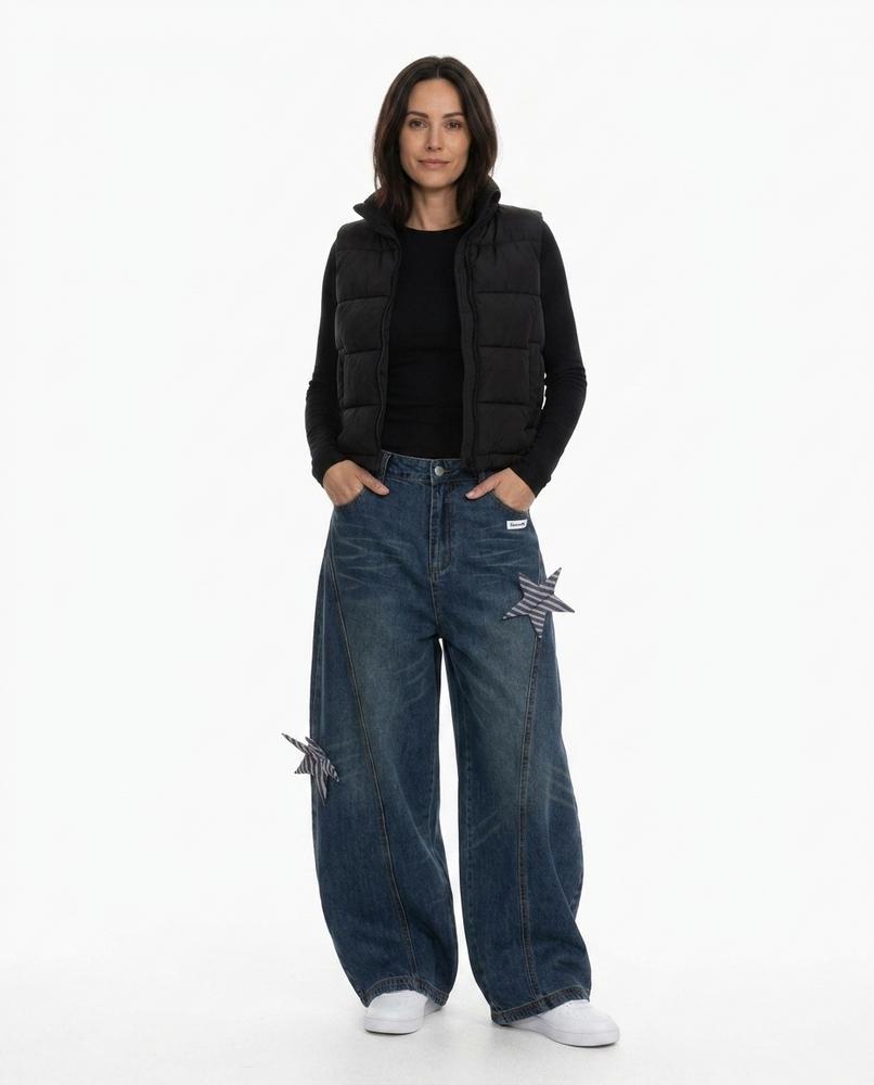 Cloppenburg Mode - Eotur | Weit Geschnittene Applizierte Hose Unisex