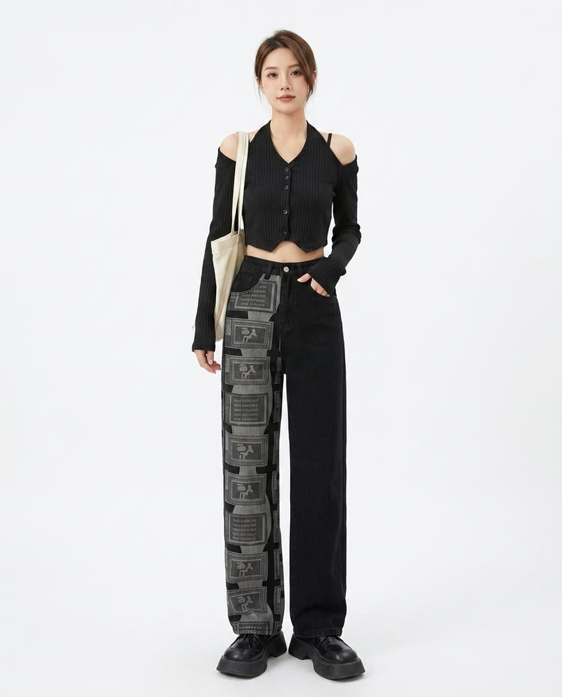 Cloppenburg Mode - Narus | Asymmetrische Bedruckte Hose Unisex