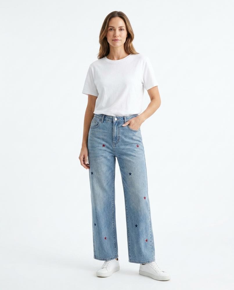 Cloppenburg Mode - Eegol | Bestickte Weite Hose Damen